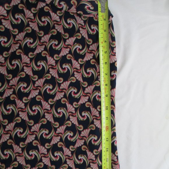 Webster Miami for Target Blue Print Ruffle Neck Cami Size L - Picture 11 of 14